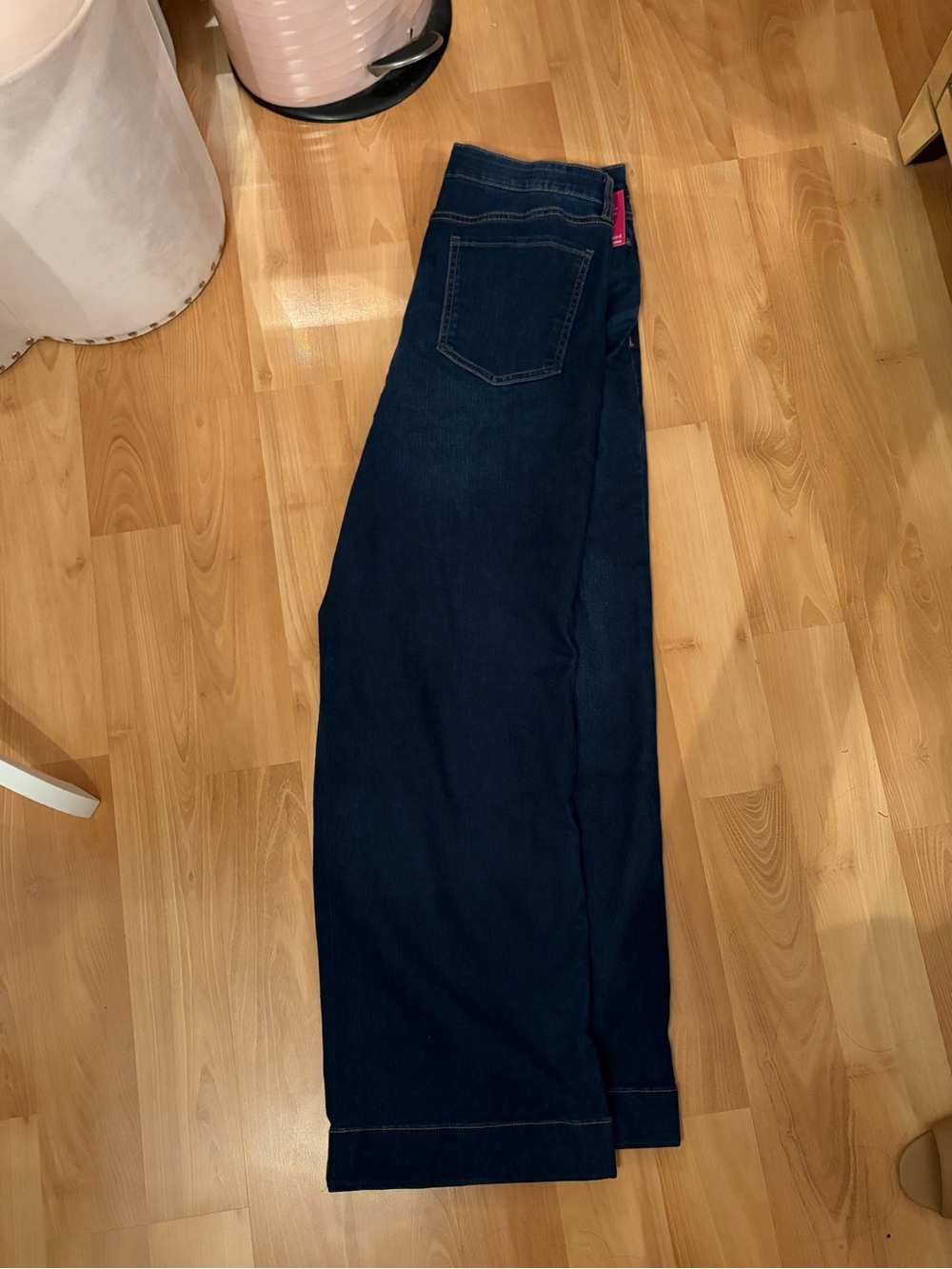 NWT Kim Rogers Tummy Control Denim Trouser Jean Slim Wide Leg Size 14 - Picture 4 of 7